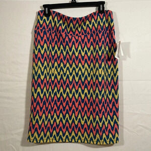 ❤️ FINAL PRICE ❤️ NWT! Lularoe Cassie geometric print skirt Large